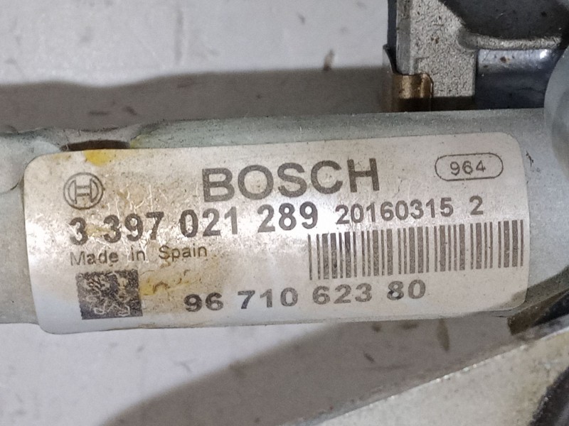 Recambio de motor limpiaparabrisas delantero derecho para peugeot 3008 suv (mc_, mr_, mj_, m4_) 1.6 bluehdi 120 referencia OEM I