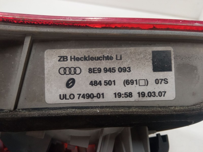 Recambio de piloto trasero porton izquierdo para audi a4 b7 (8ec) 2.0 tdi 16v referencia OEM IAM 8E9945093  