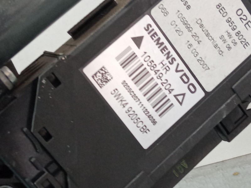 Recambio de elevalunas electrico trasero derecho para audi a4 b7 (8ec) 2.0 tdi 16v referencia OEM IAM   