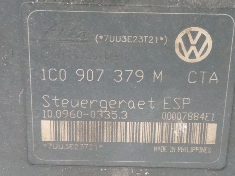 Recambio de abs para volkswagen golf iv (1j1) 1.4 16v referencia OEM IAM 1j0614517j  