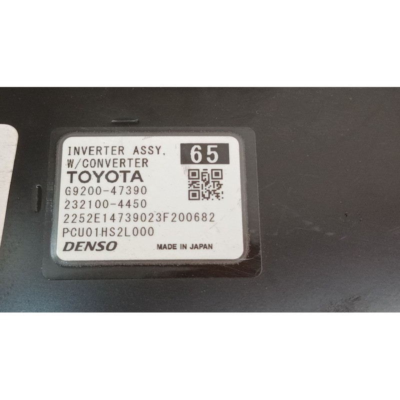 Recambio de inversor para toyota corolla station wagon (_e21_) 1.8 hybrid (zwe211) referencia OEM IAM G920047390 2321004450 