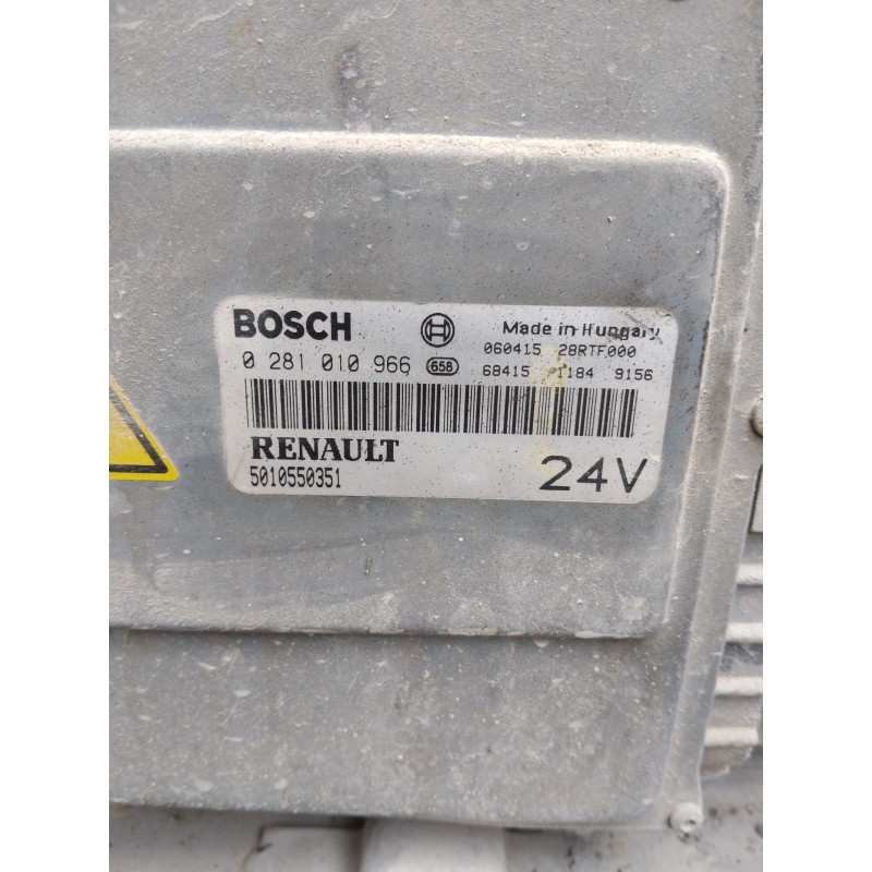Recambio de centralita motor uce para renault renault 18012nb 180.12-b referencia OEM IAM 5010550351 0281010966 28RTF000