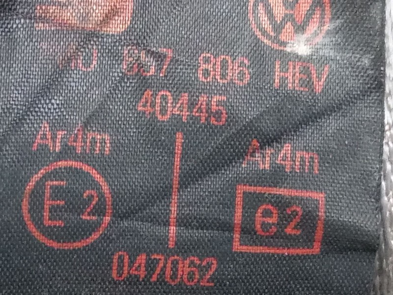 Recambio de cinturon seguridad trasero derecho para seat leon (1m1) 1.6 referencia OEM IAM   