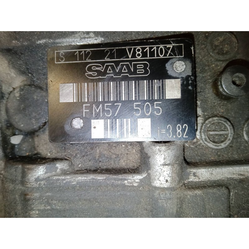 Recambio de caja de cambios manual 5 velocidades para saab 9-3 (ys3d) 2.2 tid referencia OEM IAM FM57505 I=3.82 S11221V81107