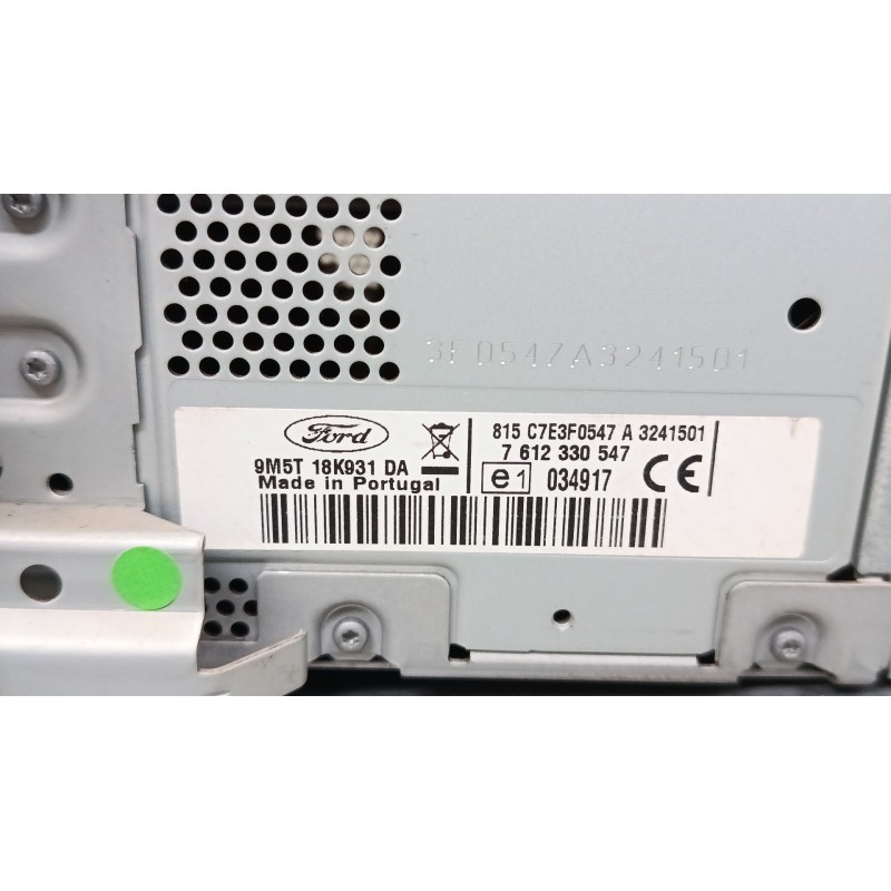 Recambio de radio cd para ford focus ii turnier (da_, ffs, ds) 1.6 tdci referencia OEM IAM 9M5T18K931DA Ford Radionavegación Tra