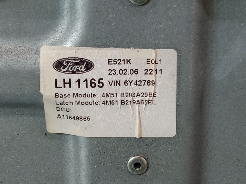 Recambio de elevalunas electrico izquierdo 3p para ford focus ii (da_, hcp, dp) 1.6 ti referencia OEM IAM 4M51B219A65EL  