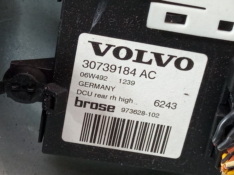 Recambio de elevalunas electrico trasero derecho para volvo s40 ii (544) 1.8 referencia OEM IAM 30739184AC  