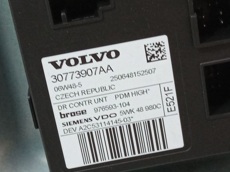 Recambio de elevalunas electrico delantero derecho para volvo s40 ii (544) 1.8 referencia OEM IAM 30773907AA  