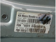 Recambio de elevalunas electrico trasero derecho para kia sportage ii (je_, km_) 2.0 i 16v referencia OEM IAM    2