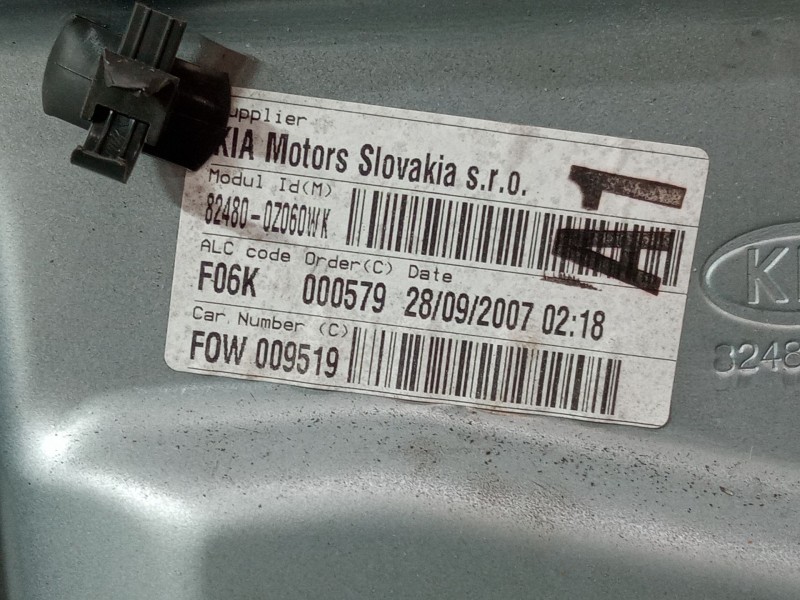 Recambio de elevalunas electrico delantero derecho para kia sportage ii (je_, km_) 2.0 i 16v referencia OEM IAM   