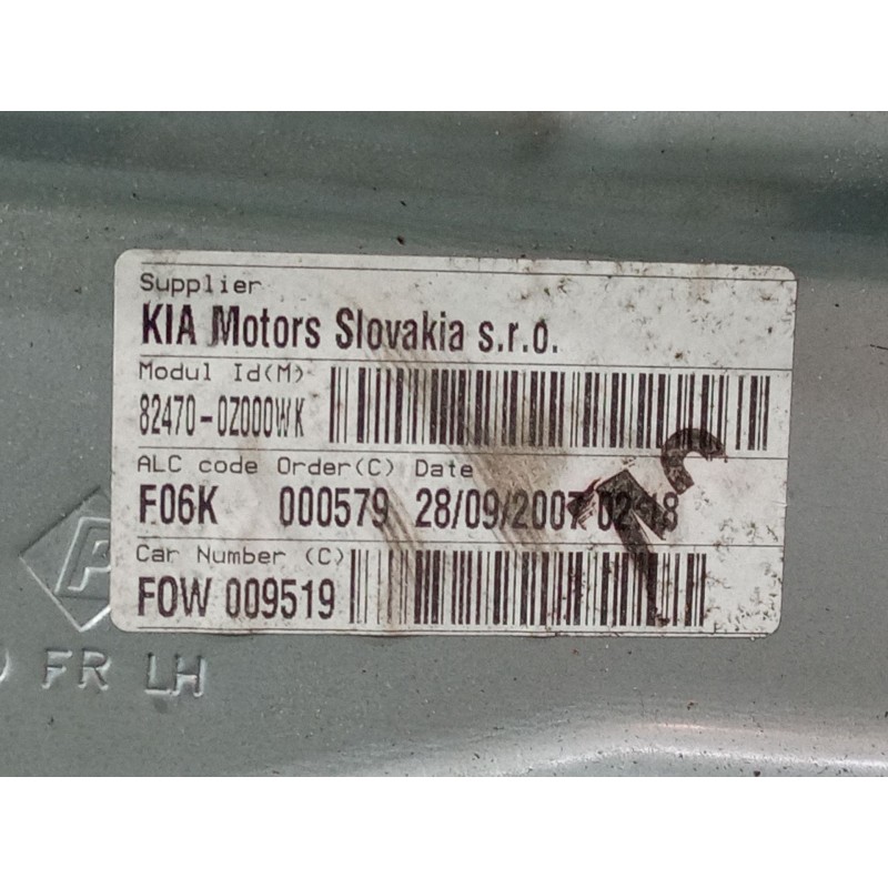 Recambio de elevalunas electrico delantero izquierdo para kia sportage ii (je_, km_) 2.0 i 16v referencia OEM IAM   