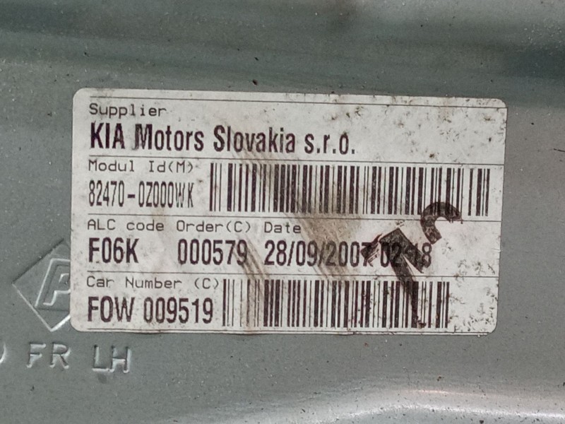 Recambio de elevalunas electrico delantero izquierdo para kia sportage ii (je_, km_) 2.0 i 16v referencia OEM IAM   