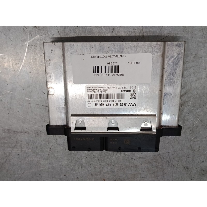 Recambio de centralita motor uce para seat ibiza iv st (6j8, 6p8) 1.2 tsi referencia OEM IAM 04E907309AF  