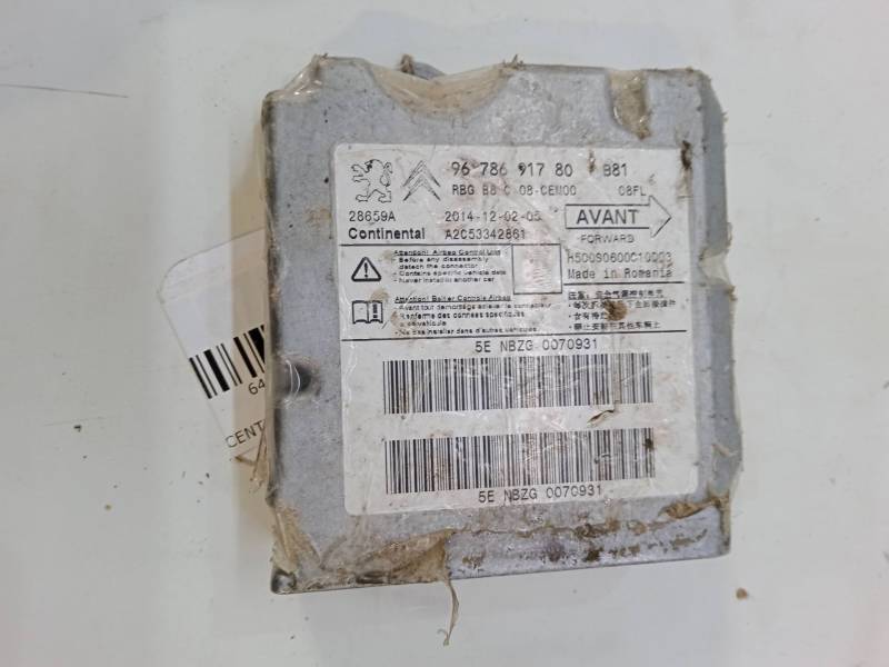 CENTRALITA AIRBAG 9678691780 A2C53342861