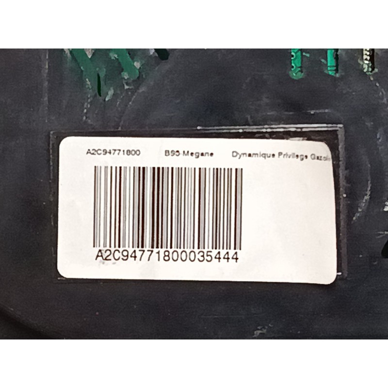 Recambio de cuadro instrumentos para renault megane iii hatchback (bz0/1_, b3_) 1.2 tce (bz2b, bz11) referencia OEM IAM A2C94771