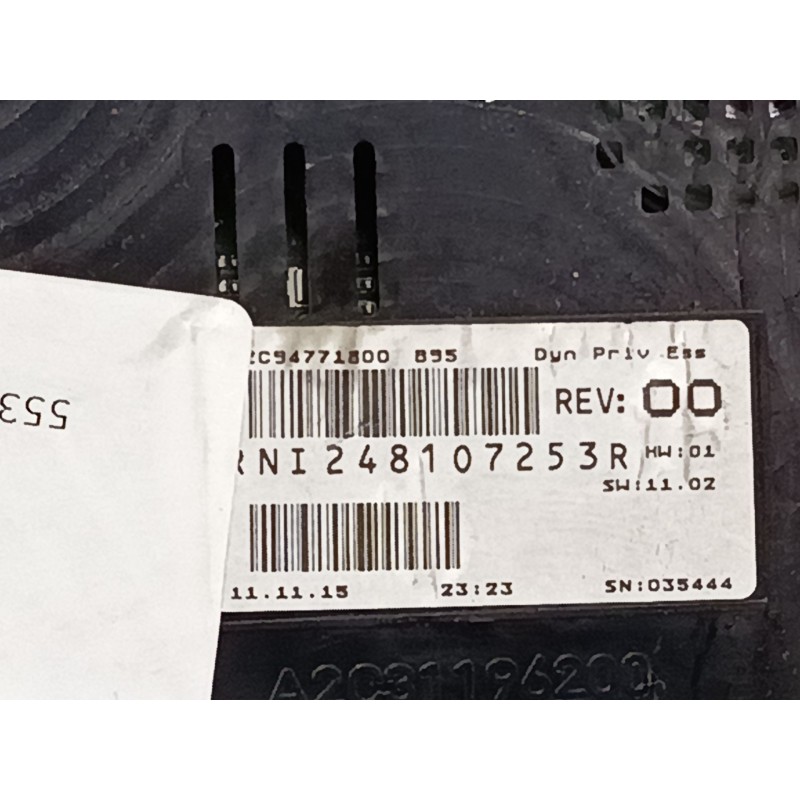 Recambio de cuadro instrumentos para renault megane iii hatchback (bz0/1_, b3_) 1.2 tce (bz2b, bz11) referencia OEM IAM A2C94771
