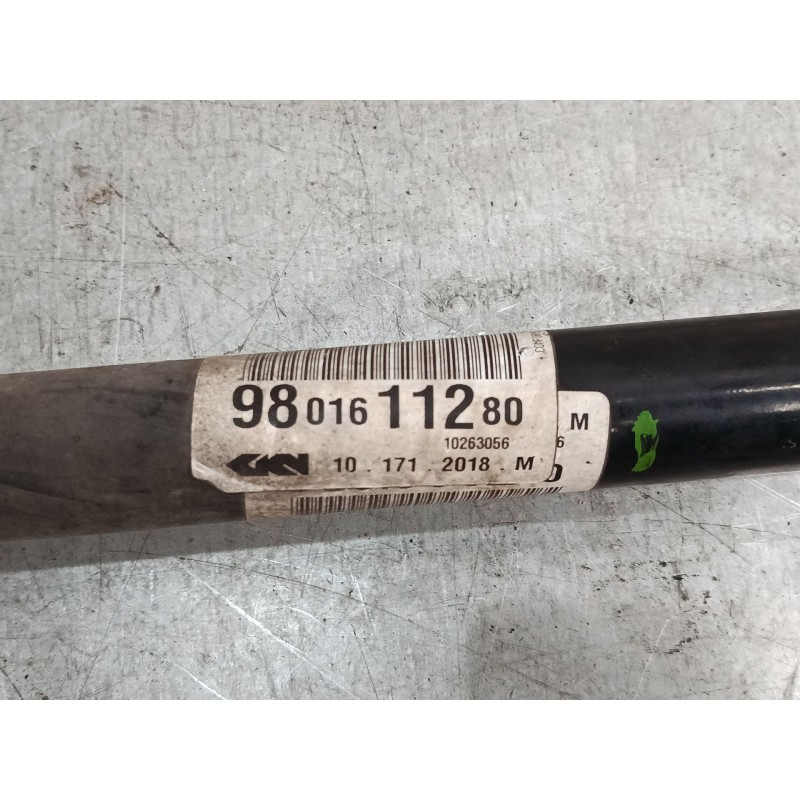 Recambio de transmision delantera derecha para citroën c3 iii (sx) 1.2 vti 82 referencia OEM IAM 9801611280  