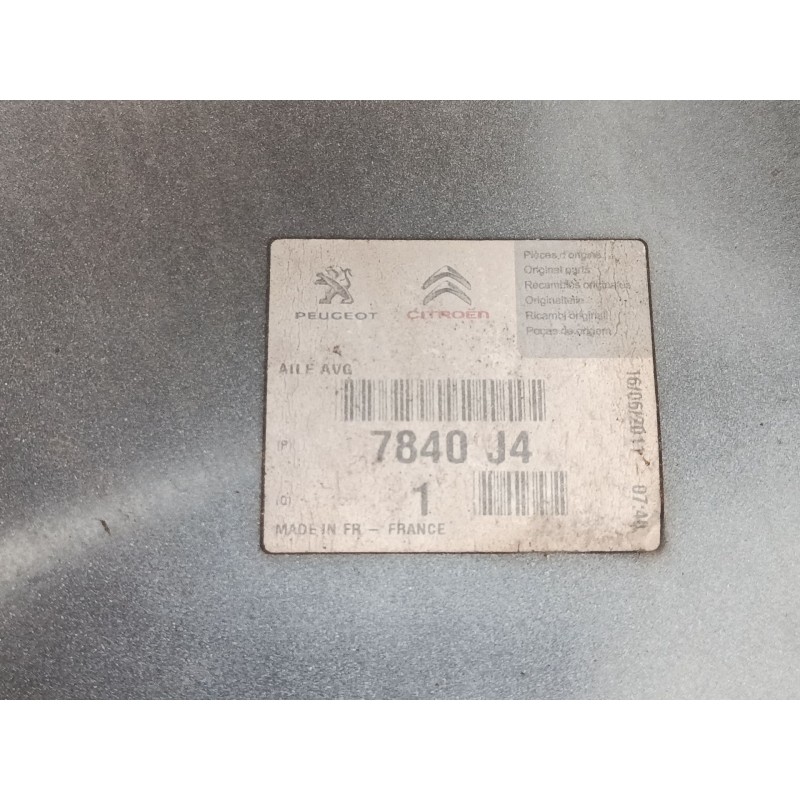 Recambio de aleta delantera izquierda para peugeot 206 hatchback (2a/c) 1.4 hdi eco 70 referencia OEM IAM 7840J4  