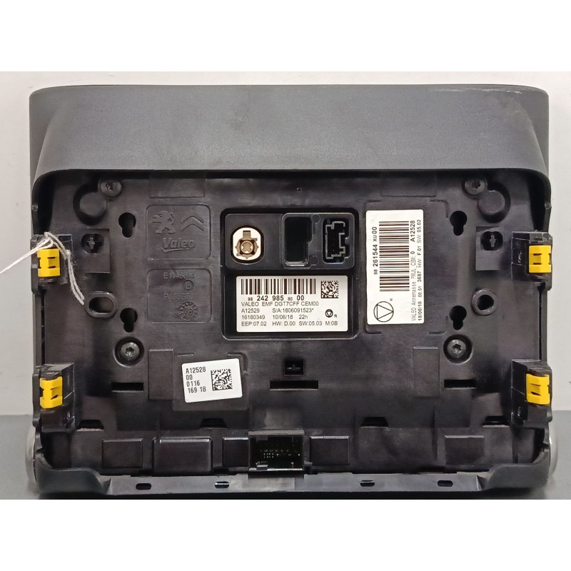 Recambio de pantalla multifuncion para citroën c3 iii (sx) 1.2 vti 82 referencia OEM IAM 9821908880 982429858000 98261544XU00