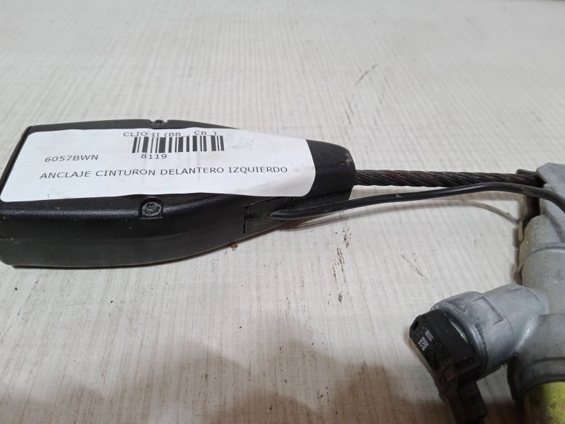 Recambio de anclaje con pretensor delantero izquierdo para renault clio ii (bb_, cb_) 1.2 16v (bb05, bb0w, bb11, bb27, bb2t, bb2