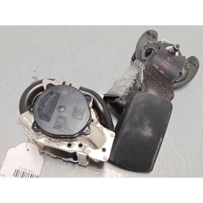 Recambio de cinturon seguridad delantero izquierdo para citroën c3 iii (sx) 1.2 vti 82 referencia OEM IAM 98183102XX  