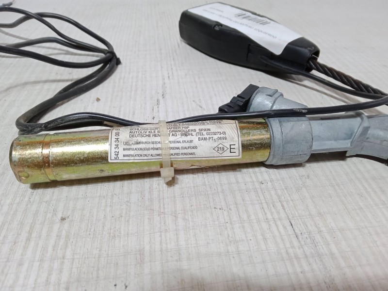 Recambio de anclaje con pretensor delantero izquierdo para renault clio ii (bb_, cb_) 1.2 16v (bb05, bb0w, bb11, bb27, bb2t, bb2