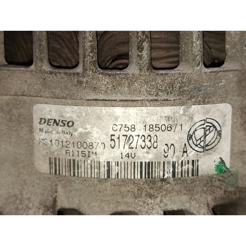 Recambio de alternador para fiat stilo multi wagon (192_) 1.9 d multijet referencia OEM IAM 51727338 1012100870 