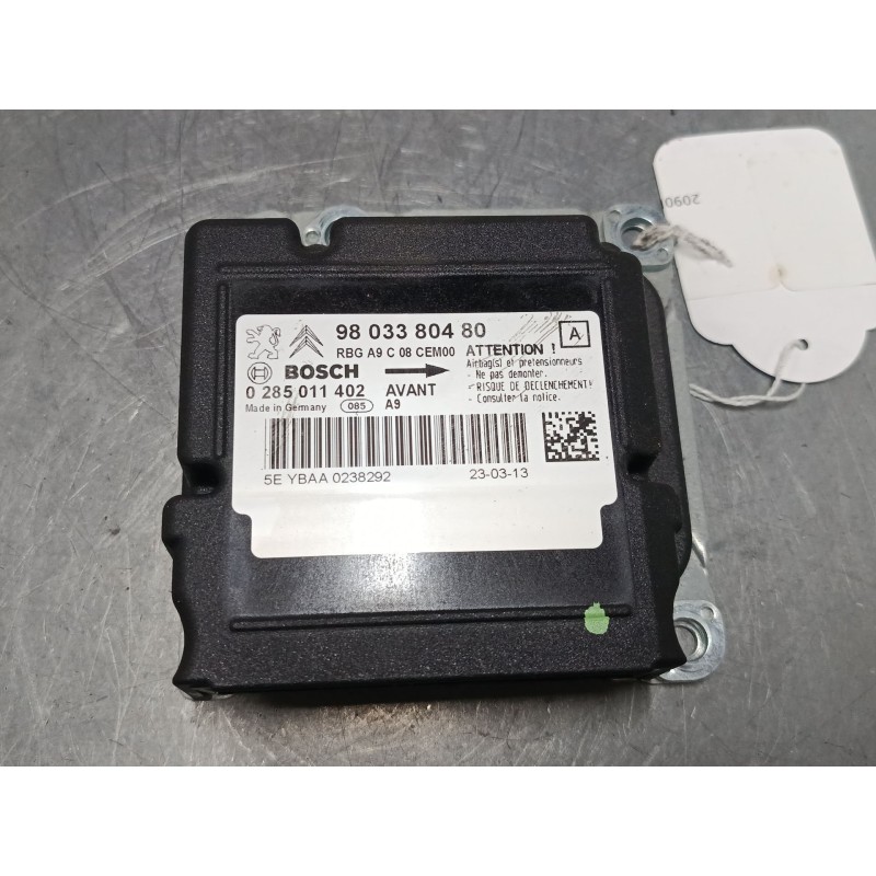 Recambio de centralita airbag para peugeot 208 i (ca_, cc_) 1.2 vti 82 referencia OEM IAM 9803380480  