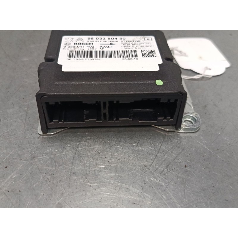 Recambio de centralita airbag para peugeot 208 i (ca_, cc_) 1.2 vti 82 referencia OEM IAM 9803380480  