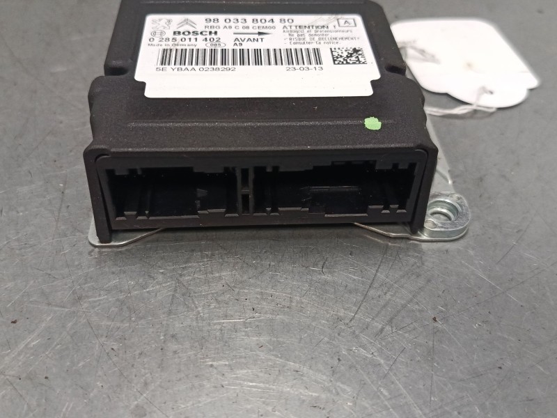 Recambio de centralita airbag para peugeot 208 i (ca_, cc_) 1.2 vti 82 referencia OEM IAM 9803380480  