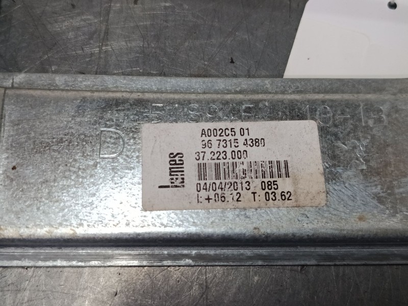 Recambio de elevalunas electrico delantero derecho para peugeot 208 i (ca_, cc_) 1.2 vti 82 referencia OEM IAM 9673154380 967425