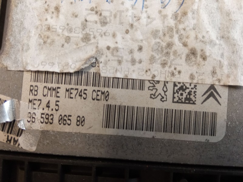 Recambio de centralita motor uce para peugeot 307 sw (3h) 1.6 16v referencia OEM IAM 9659306580  