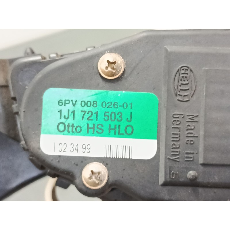 Recambio de pedal acelerador para audi tt roadster (8n9) 1.8 t quattro referencia OEM IAM 1J1721503J 6PV00802601 