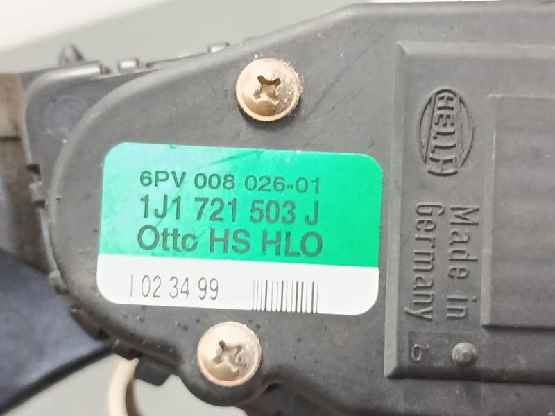 Recambio de pedal acelerador para audi tt roadster (8n9) 1.8 t quattro referencia OEM IAM 1J1721503J 6PV00802601 