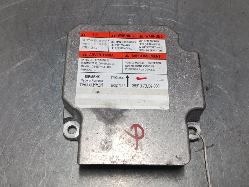 Recambio de centralita airbag para suzuki sx4 (ey, gy) 1.9 ddis (rw 419d) referencia OEM IAM 3891079J01000 5WK43630 