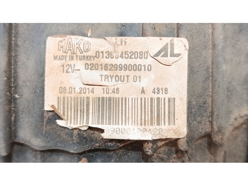 Recambio de piloto trasero izquierdo para fiat ducato autobús (250_) 130 multijet 2,3 d referencia OEM IAM 1366452080  