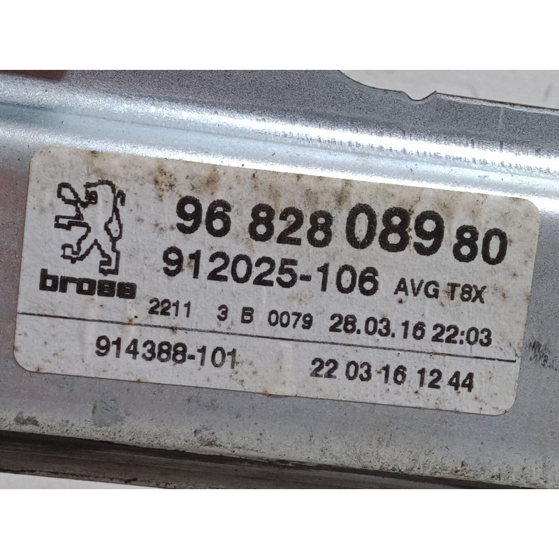 Recambio de elevalunas electrico delantero izquierdo para peugeot 3008 suv (mc_, mr_, mj_, m4_) 1.6 bluehdi 120 referencia OEM I