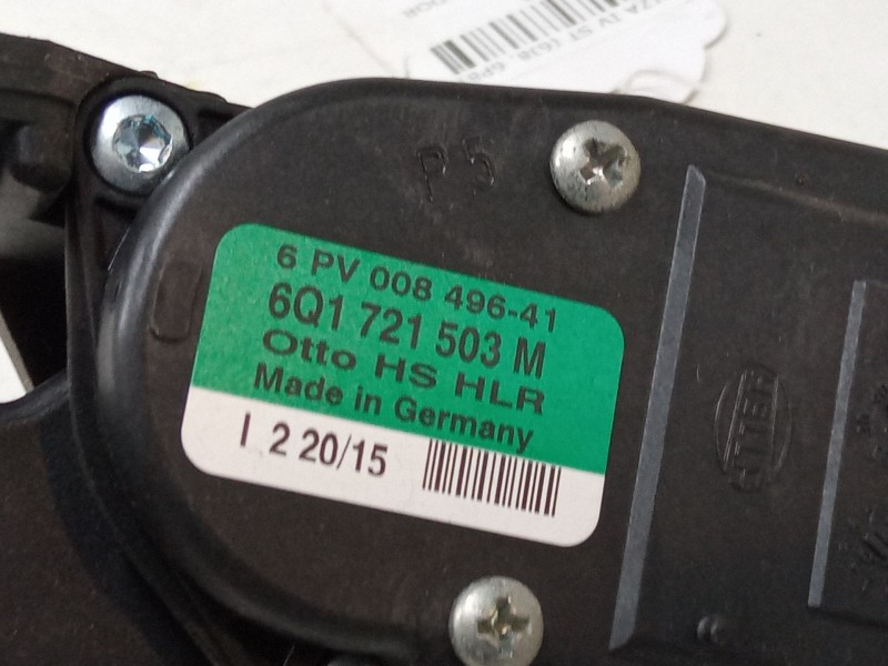 Recambio de pedal acelerador para seat ibiza iv (6j5, 6p1) 1.2 referencia OEM IAM 6Q1721503M  