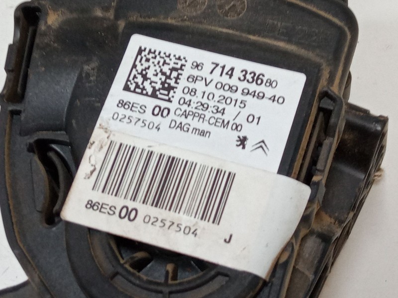 Recambio de pedal acelerador para citroën c3 ii (sc_) 1.0 vti 68 referencia OEM IAM 9671433680  