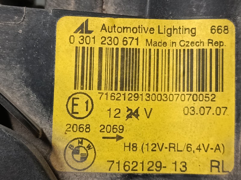 Recambio de faro izquierdo xenon para bmw 3 coupé (e92) 320 d xdrive referencia OEM IAM 716212913 0301230671 