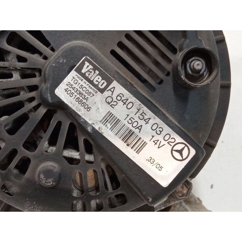 Recambio de alternador para mercedes-benz clase b sports tourer (w245) b 180 cdi (245.207) referencia OEM IAM A6401540302  