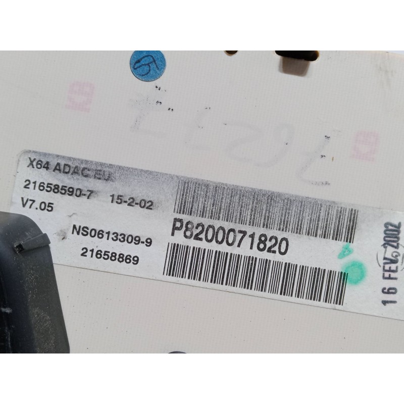 Recambio de cuadro instrumentos para renault megane i (ba0/1_) 1.6 16v (ba04, ba0b, ba11, ba1j, ba16, ba19, ba1k, ba1v,... refer