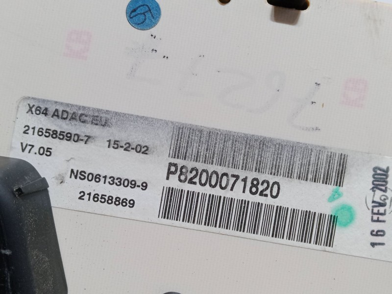 Recambio de cuadro instrumentos para renault megane i (ba0/1_) 1.6 16v (ba04, ba0b, ba11, ba1j, ba16, ba19, ba1k, ba1v,... refer