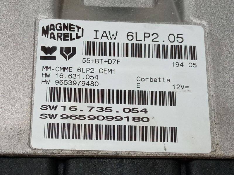 Recambio de centralita motor uce para peugeot 307 (3a/c) 1.4 16v referencia OEM IAM 9659099180  