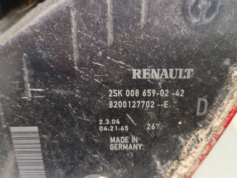 Recambio de piloto trasero derecho para renault scénic ii (jm0/1_) 1.6 (jm0c, jm0j, jm1b) referencia OEM IAM 8200127702  