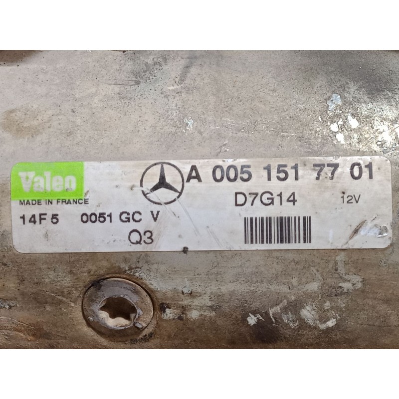 Recambio de motor arranque para mercedes-benz clase e (w211) e 320 cdi (211.022) referencia OEM IAM A0051517701  D7G14