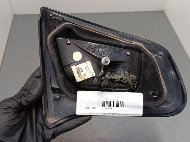 Recambio de piloto trasero porton derecho para citroën c3 ii (sc_) 1.4 hdi 70 (sc8hzc, sc8hr0, sc8hp4) referencia OEM IAM 968522