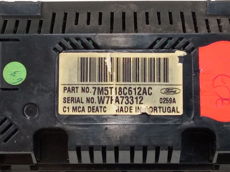 Recambio de mando climatizador para ford focus ii (da_, hcp, dp) 1.6 referencia OEM IAM 7M5T18C612AC  