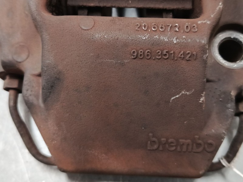Recambio de pinza freno delantera izquierda para porsche boxster (986) 2.7 referencia OEM IAM   