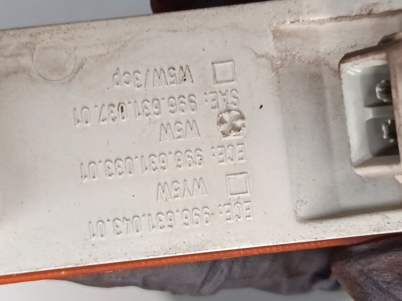 Recambio de intermitente lateral izquierdo para porsche boxster (986) 2.7 referencia OEM IAM 99663104301 99663103301 